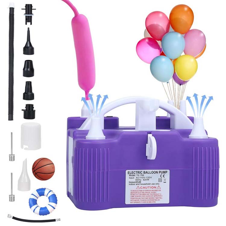 3 i 1 elektrisk ballonpumpe