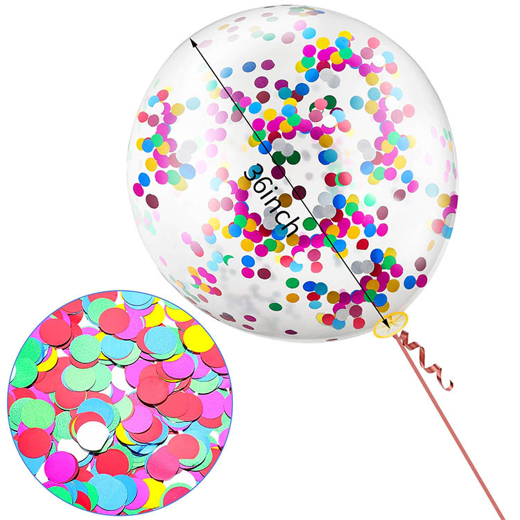36 tommer sequin latex balloner