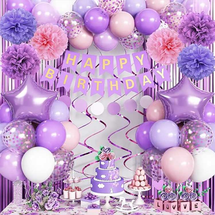 Fødselsdags dekorationssæt