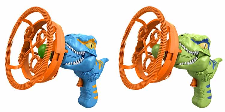 Dinosaur bubble machine