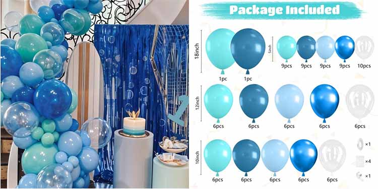 ocean balloon set ocean balloon set