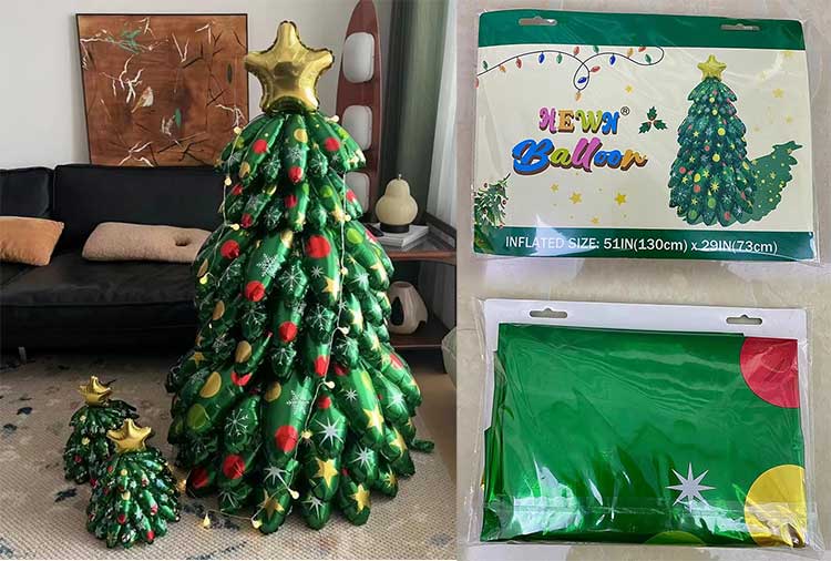 Christmas Tree Stand Up Foil Balloon China