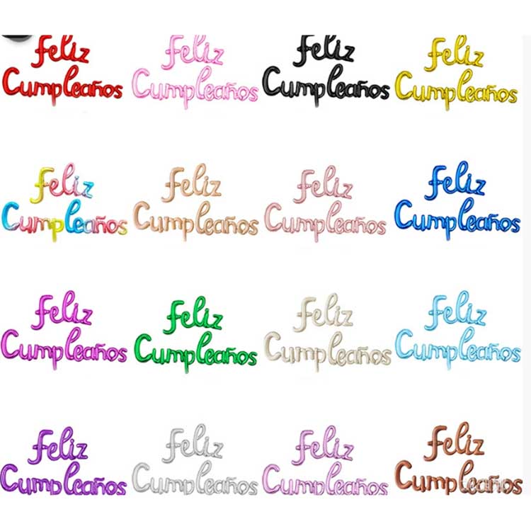 Spanish foil balloons