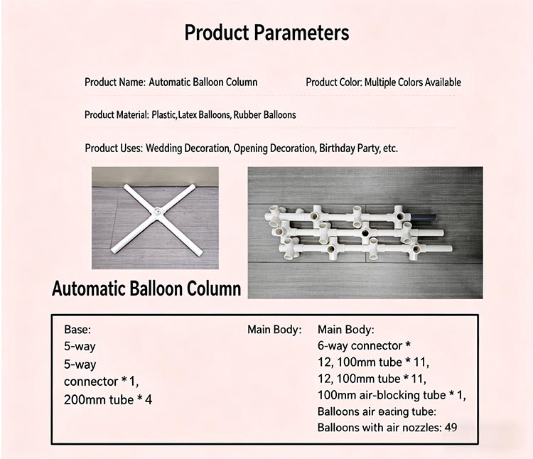 Self Inflated Balloon Stand