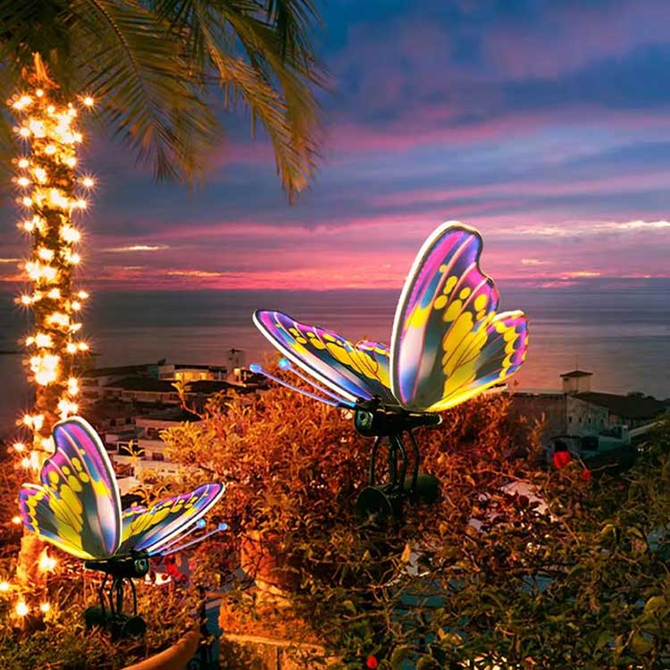 LED dynamisk sommerfuglelys