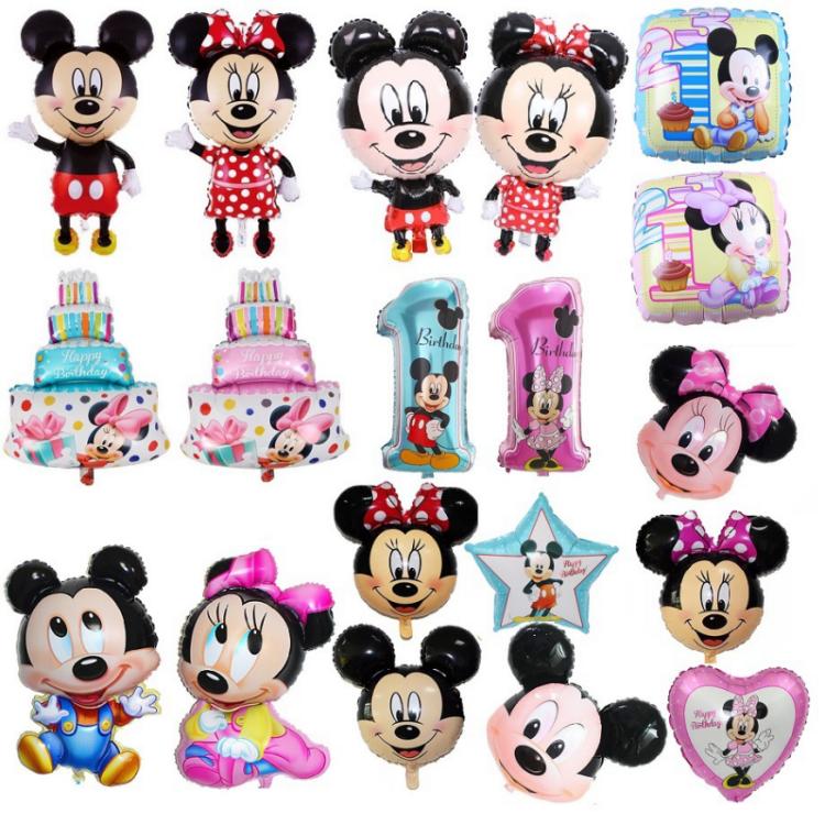 Mickey Minnie tema folieballoner