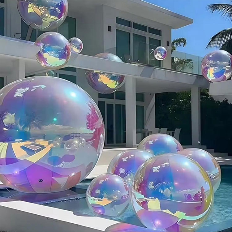 Spejlballon Disco Shinny Oppustelig