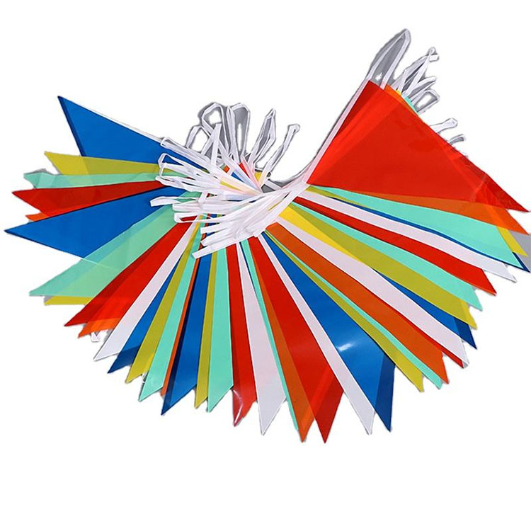 Pe bunting flerfarvet