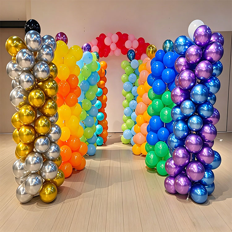Selvoppustet ballonstativ