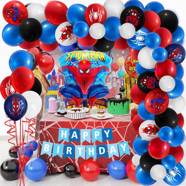 Spider Man-tema ballonbuesæt